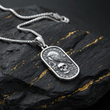 Sterling Silver Memento Mori Tree of Life Anubis Pendant Viking Amulet   Protection Pendant Necklace Halloween Gift