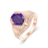 10K 14K 18K Gold 3CT Engagement Wedding Band Promise Ring for Men