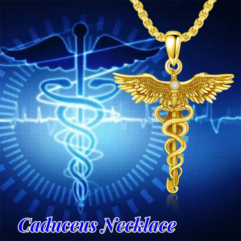 Sterling Silver Caduceus Phoenix RN Pendant Necklace RN Nurse Graduation Gift