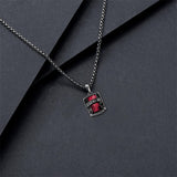 Sterling Silver Rectangle 2025 Graduation Necklace Personalized Text and Birthstone  Class Pendant Necklace