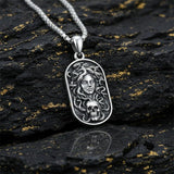 Sterling Silver Memento Mori Tree of Life Anubis Pendant Viking Amulet   Protection Pendant Necklace Egyptian Jewelry Christmas Birthday Gifts