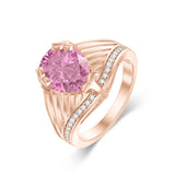 10K 14K 18K Gold 3CT Engagement Wedding Band Promise Ring for Men