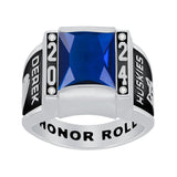 Sterling Silver Personalized High School University College Class Ring for Men