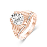 10K 14K 18K Gold 3CT Engagement Wedding Band Promise Ring for Men
