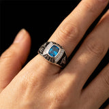 Copper Sterling Silver Customizable Class Rings for Men Gift Class Of 2026
