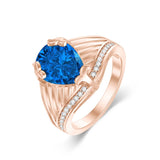 10K 14K 18K Gold 3CT Engagement Wedding Band Promise Ring for Men
