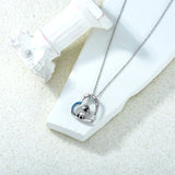 Raccoon Necklace 925 Sterling Silver  Raccoon Necklaces Raccoon Jewelry Gifts for Women Teen Girls