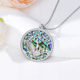 Sterling Silver Tree of Life Necklace Mother Daughter Mother Son Pendant Necklace Gift for Mother's Day Christmas