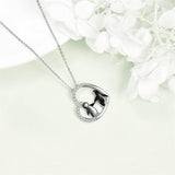 Sterling Silver Penguin Pendant Necklace