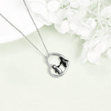 Penguin Necklace 925 Sterling Silver Animal Necklace Cute Animal Jewelry Gifts for Women Girls