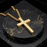 14K Gold Plated Soccer Football Basketball Baseball Cross  with Bible Verses Religious Pendant Necklace for Men