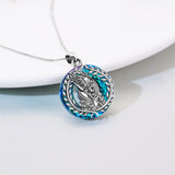 Sterling Silver Goddess Athena High Priestess Pendant Necklace