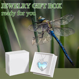 Sterling Silver Moonstone Dragonfly Urn Necklace for Ashes