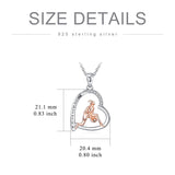 Sterling SIlver Runner Volleyball Tennis Basketball Soccer Inspirational Pendant  Necklace for Women