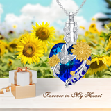 Urn Necklace for Ashes 925 Sterling Silver Hummingbird/Butterfly Cremation Jewelry Memorial Keepsake Pendant for Women