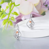 Sterling Silver Scorpion Leverback Earrings