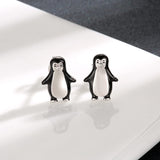 Penguin Animal Stud Earrings Jewelry Gifts for Women Teens Girls