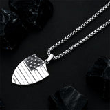 Armor of God Necklace for Men 925 Sterling Silver Shield of Faith Pendant for Boys Jewelry Gift