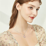 Sisters Necklace Sister Birthday Gifts Sterling Silver Crystal Necklaces Always My Sister Forever My Friend