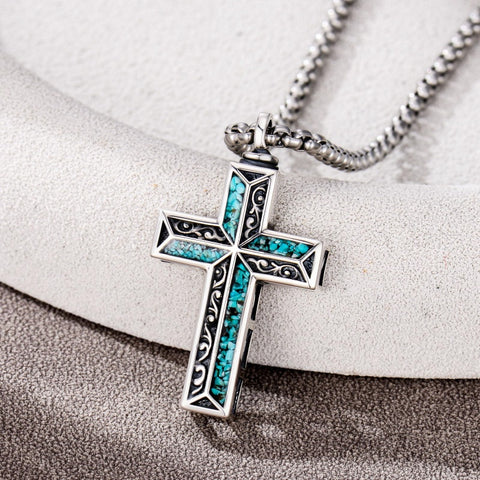 Sterling Silver Cross Hummingbird Cardinal  Rose Sunflower Urn  Necklace for Ashes Cremation Jewelry