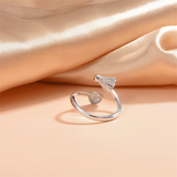 Badminton/Football/BasketballHeart Adjustable Open Ring Statement Creative Sport Style Shape Souvenir Gifts
