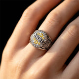 Copper Sterling Silver Custom Birthstone  Engraved Class Ring for Men