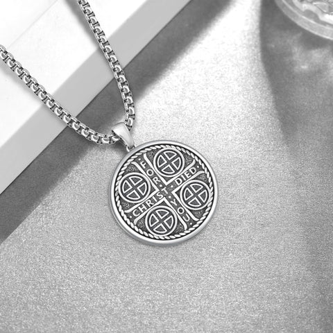 14K Gold Plated  Cross Necklace Religious Amulets Jewelry Gifts