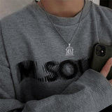 Sterling Silver Constellation Celestial Pendant Necklace