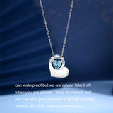 Sterling Silver Urn Necklace for Ashes for Women Ashes Keepsake Pendant Memorial Jewelry Gifts for A Loss of Loved Ones