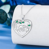 Sterling Silver Raccoon Dolphin Sea Otter Wolf Sloth Mother Daughter Pendant Necklace