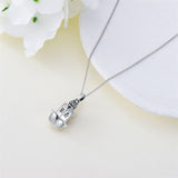 Sterling Silver Om Mani Padme Hum Urn Necklaces for Ashes