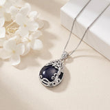 14K Gold Plated Teardrop Tree of Life Necklace for Women