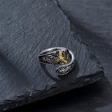 Sterling Silver Hummingbird Butterfly Dragonfly Bee Adjustable Spoon Rings