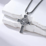 Sterling Silver Chi Rho Alpha Omega PX XP Symbol Pendant Religious  Necklace