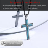 14K Gold Plated Cross Pendant Necklace Protection Jewelry Religious Gift