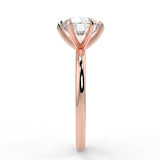 2ct 10K/14K/18K Gold Round Pear Oval Princess Cut Moissanite Engagement Ring