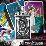 Sterling Silver Goddess Athena High Priestess Pendant Necklace