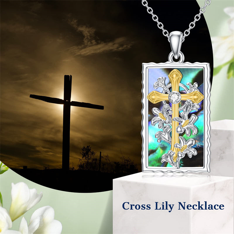 Sterling Silver Lion Semicolon Rose Sunflower Cross Pendant Religious Necklace