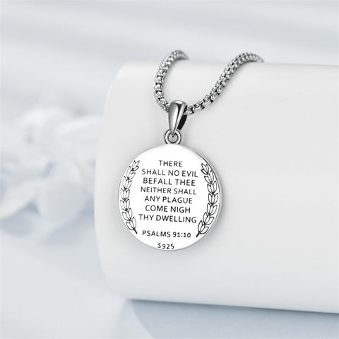 Sterling Silver Saint Gabriel,Saint Jude,Saint Benedict,Saint Patrick ,Saint Peregrine Pendant Necklace