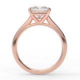 2ct 10K/14K/18K Gold Round Pear Oval Princess Cut Moissanite Engagement Ring