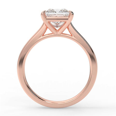 2ct 10K/14K/18K Gold Round Pear Oval Princess Cut Moissanite Engagement Ring
