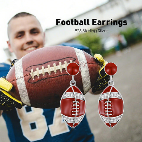 Sterling SilverHockeyBasketball Softball Football Volleyball Pickleball Soccer Baseball Tennis Stud Sport Earrings