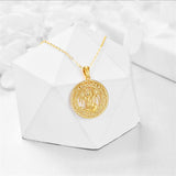 14K Gold Dragon Irish Celtic Knot Pendant Necklace