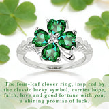 Sterling Silver 2-5 Birthstones Family Ring Gifts for Mother's Day