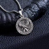 Sterling Silver Peace Sign Coexist Peace Symbol Pirate Tree of Life Thor's Hammer Wolf Raven Viking Series Necklace