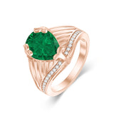 10K 14K 18K Gold 3CT Engagement Wedding Band Promise Ring for Men