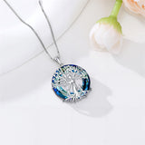 Sterling Silver Tree of Life Necklace Mother Daughter Mother Son Pendant Necklace Gift for Mother's Day Christmas