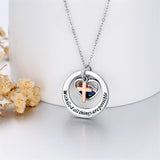 Faith Mustard Seed Sterling Silver Cross Charm Pendant Necklace
