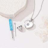 Sterling Silver Heart Rabbit Dog Cat Butterfly Dragonfly Hummingbird Wolf Urn Necklace for Ashes