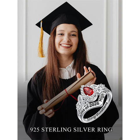Sterling Silver 10K 14K 18K Gold Customizable Class Ring College Graduation Ring